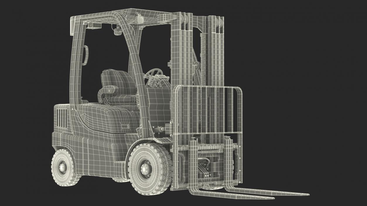 Toyota Core Electric Forklift 3D model