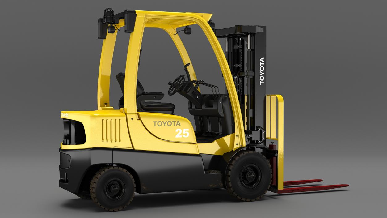 Toyota Core Electric Forklift 3D model