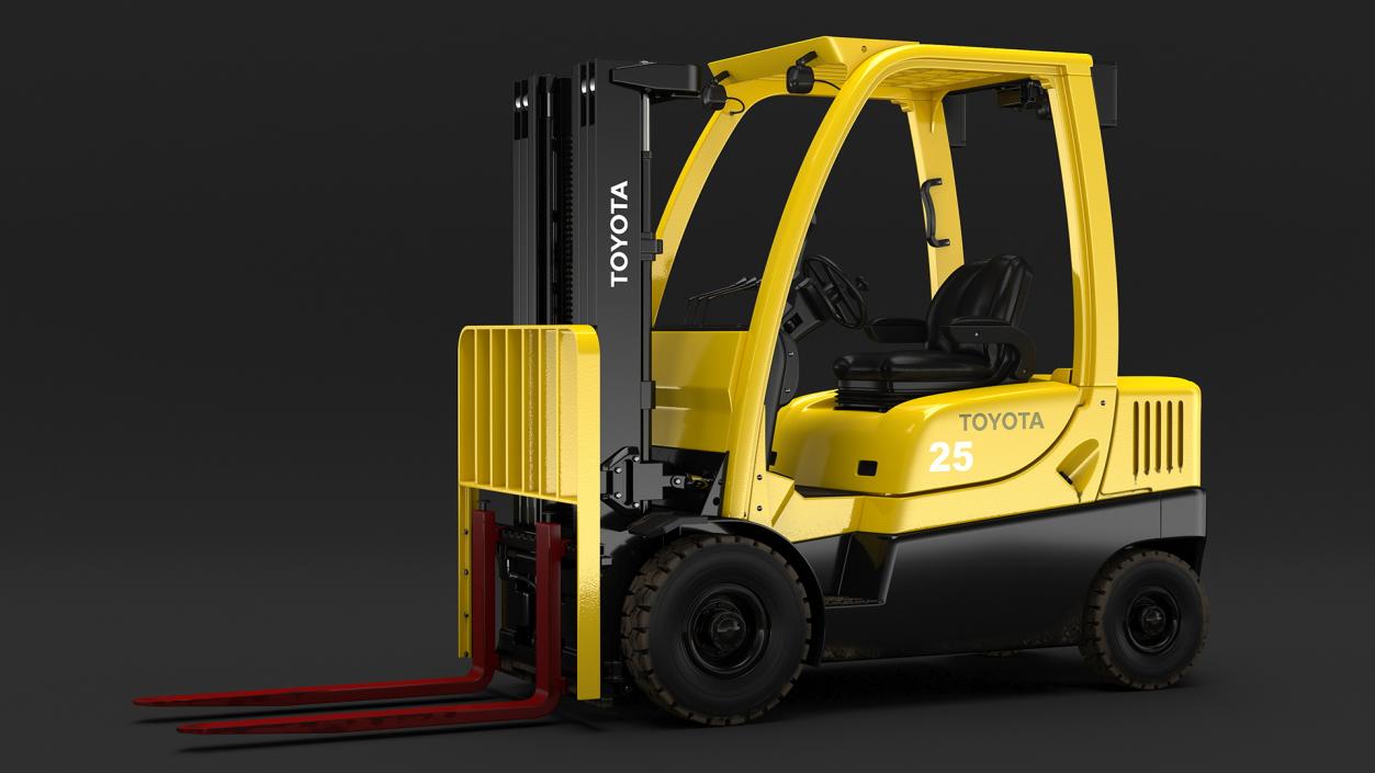 Toyota Core Electric Forklift 3D model