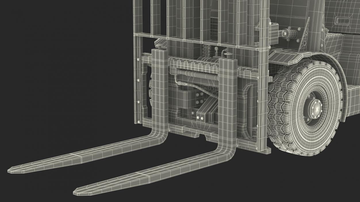 Toyota Core Electric Forklift 3D model