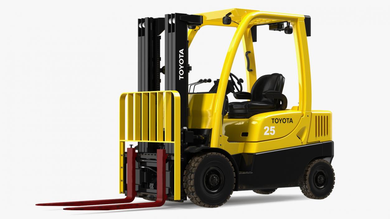 Toyota Core Electric Forklift 3D model