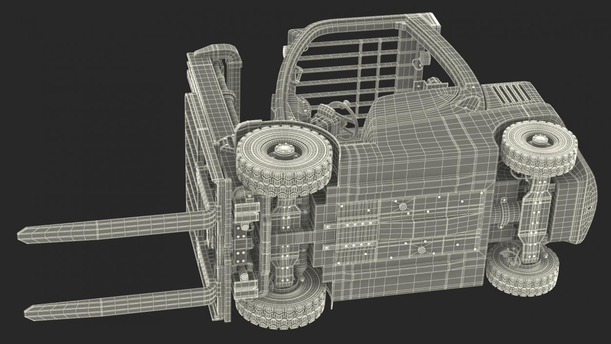 Toyota Core Electric Forklift 3D model