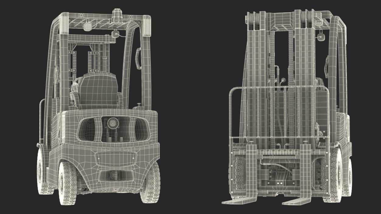 Toyota Core Electric Forklift 3D model