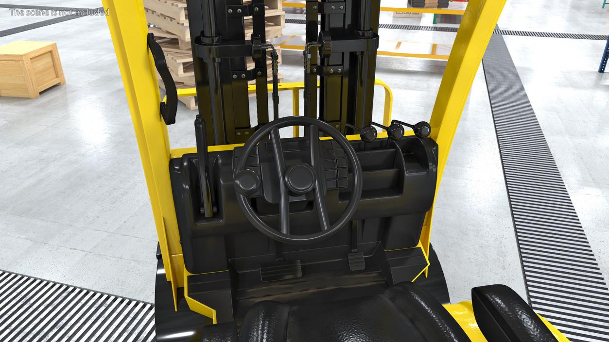 Toyota Core Electric Forklift 3D model