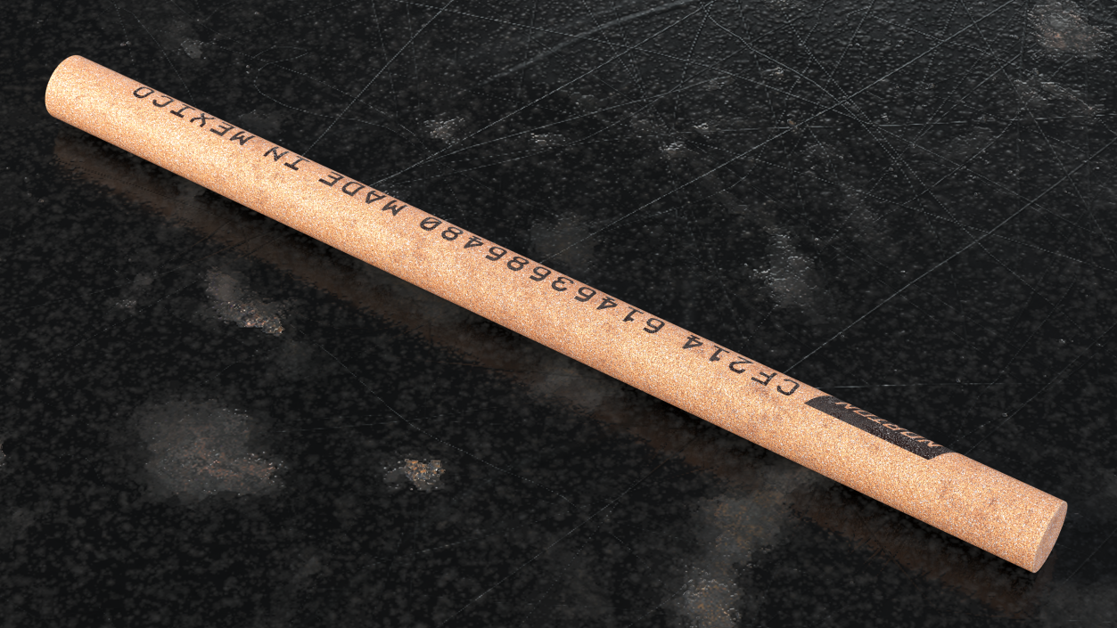 Whetstone Stick Red 3D model