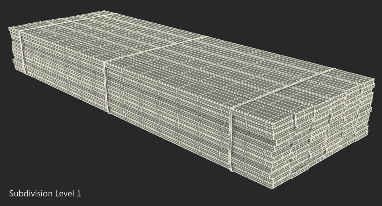 3D model Industrial Lumber Package