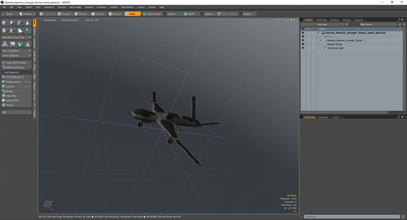 General Atomics Avenger Drone 3D model