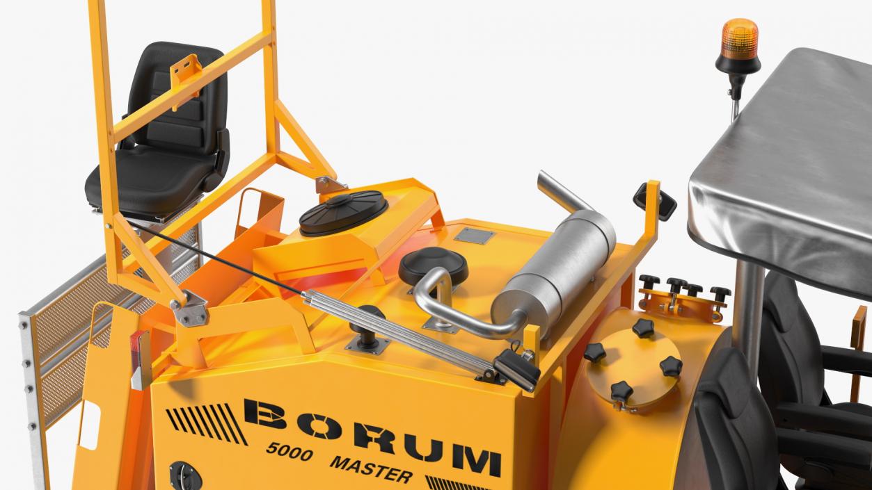 Borum Line Marking Machine Rigged for Maya 3D