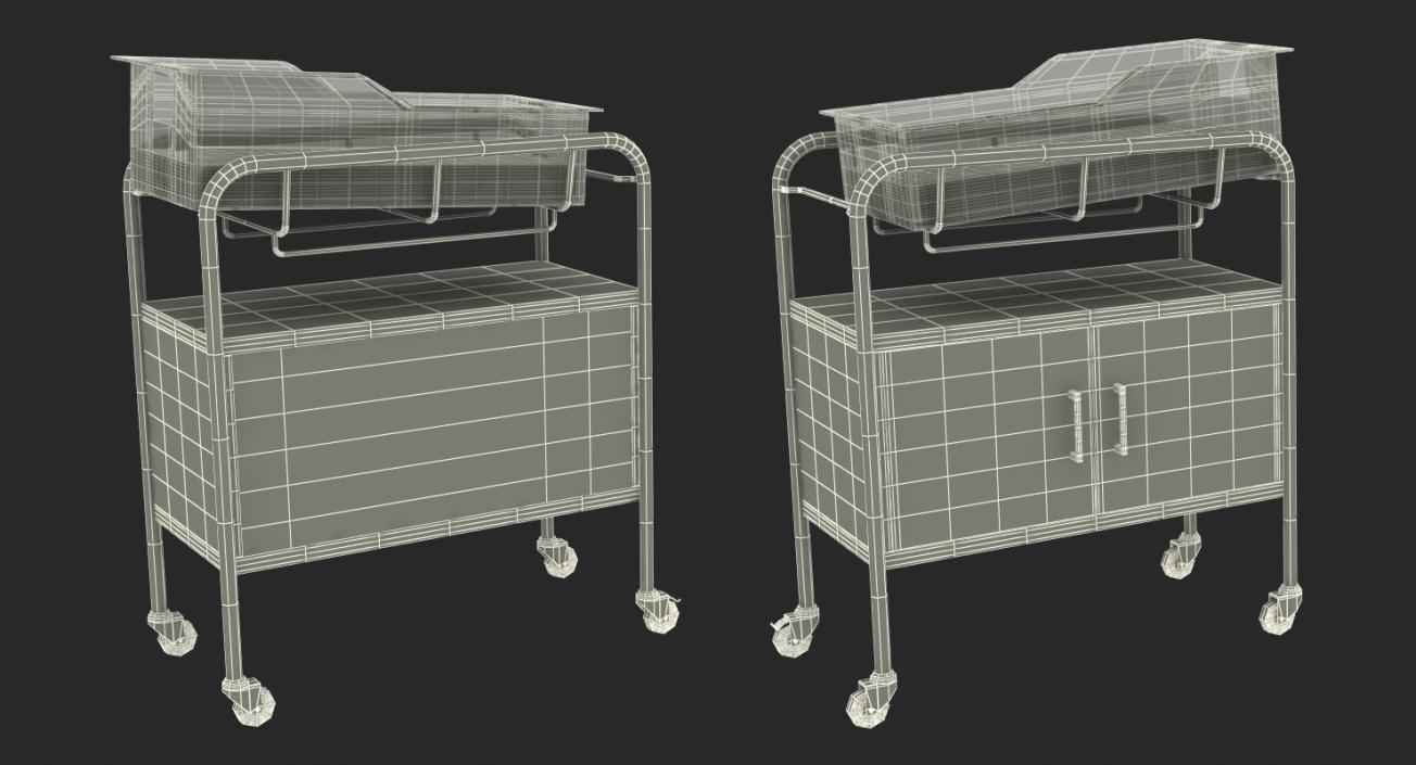 Hospital Bassinet 3D