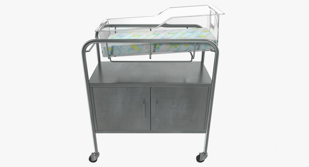 Hospital Bassinet 3D