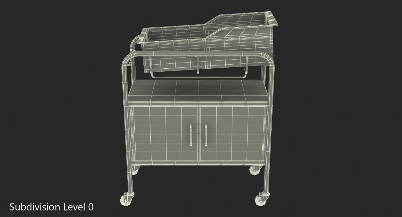 Hospital Bassinet 3D