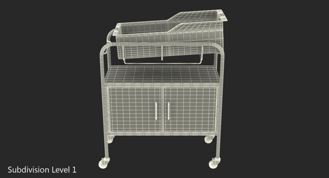 Hospital Bassinet 3D