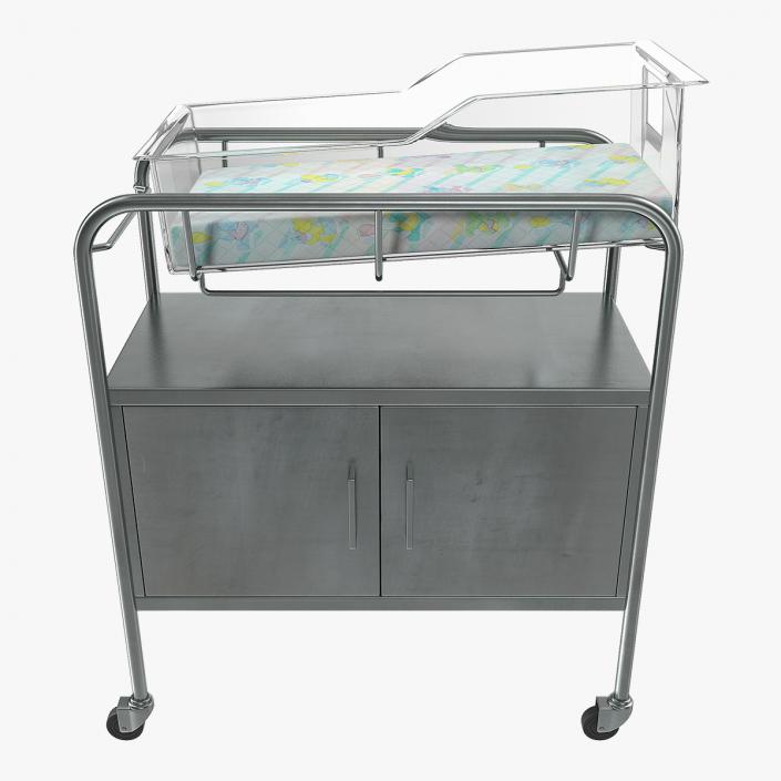 Hospital Bassinet 3D