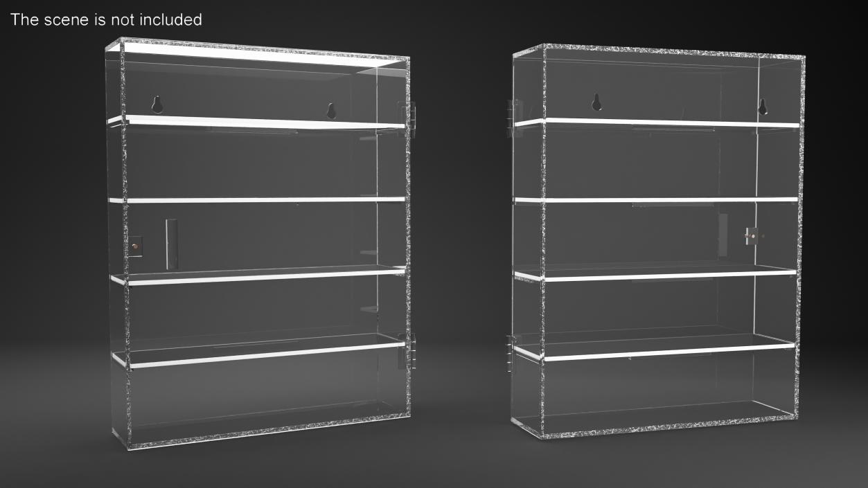 3D Display Rack Case Empty model