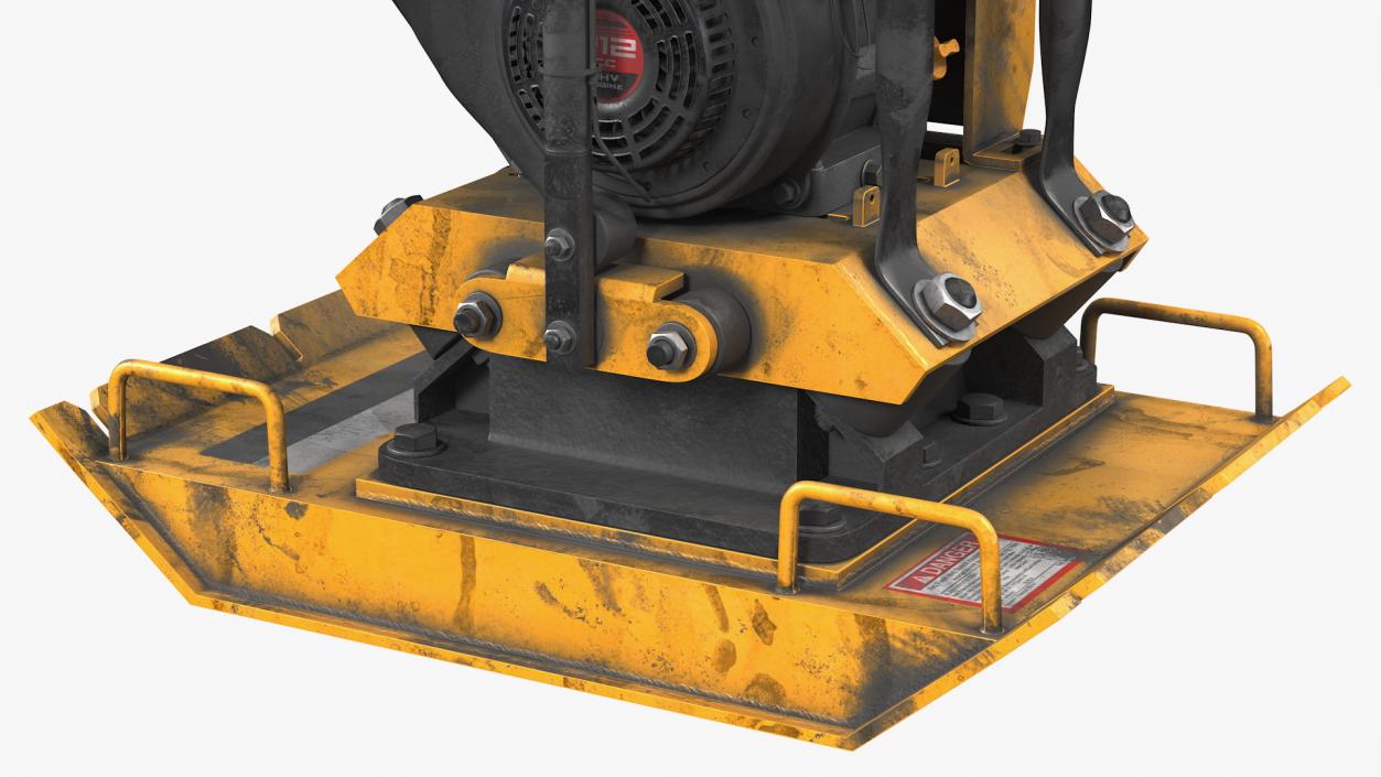 3D model Gasoline Vibratory Plate Compactor Dirty