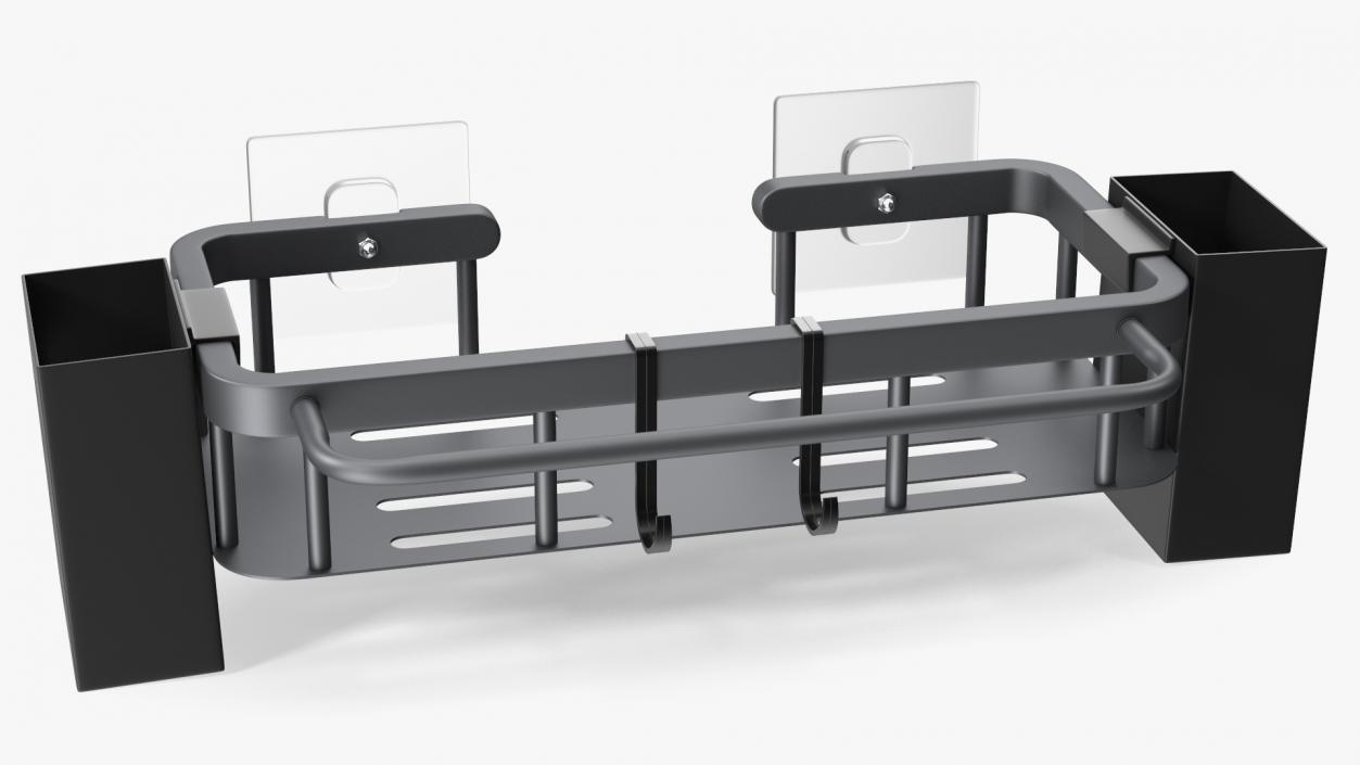 3D Washbasins Organizer Black