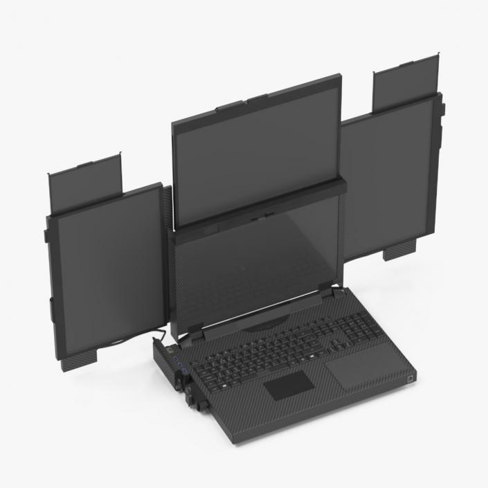 3D Professional Laptop with 6 Screens 2