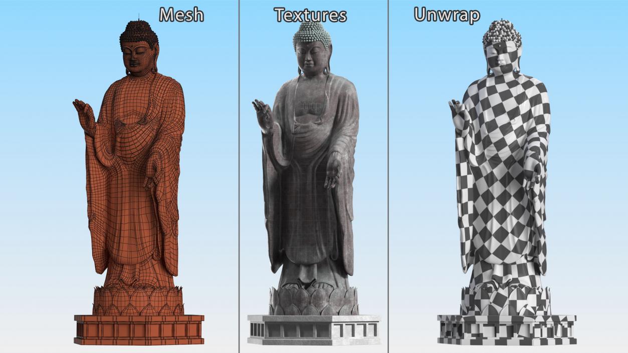 Ushiku Daibutsu Buddha 3D