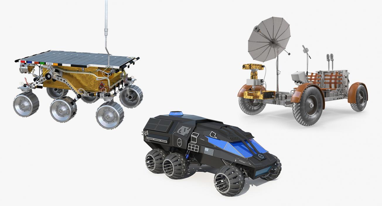 3D model Space Vehicles Collection