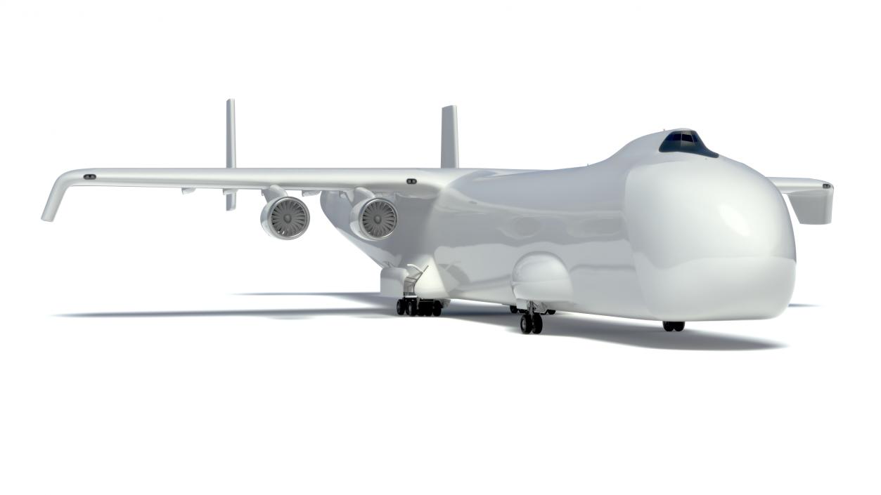 3D Giant Cargo Plane Rigged 2