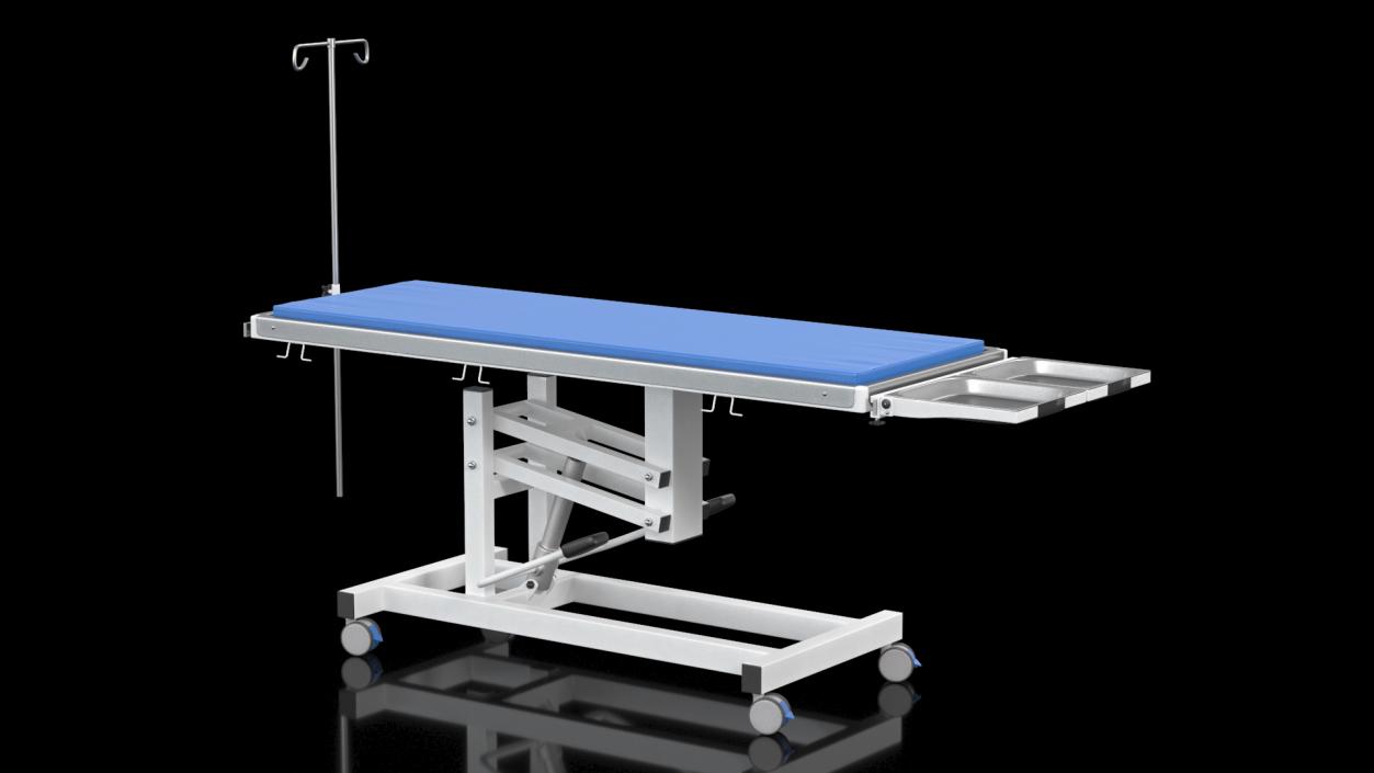 Examination Table for Veterinary Rigged 3D model