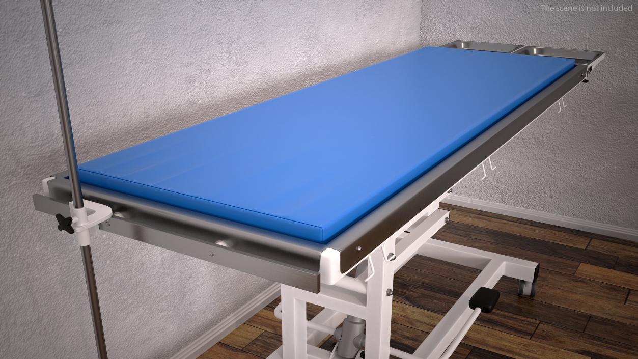 Examination Table for Veterinary Rigged 3D model