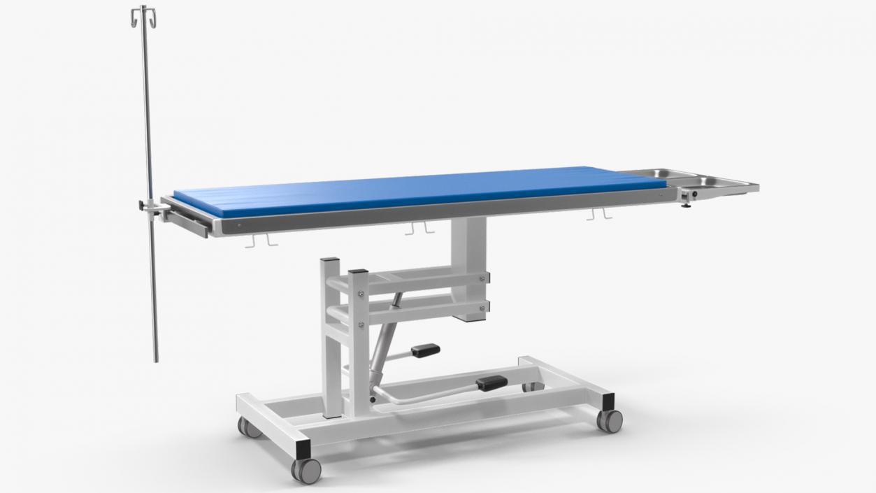 Examination Table for Veterinary Rigged 3D model