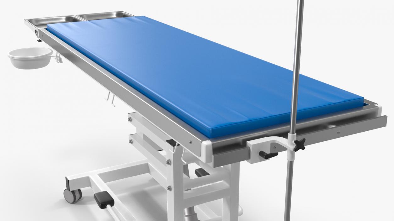 Examination Table for Veterinary Rigged 3D model