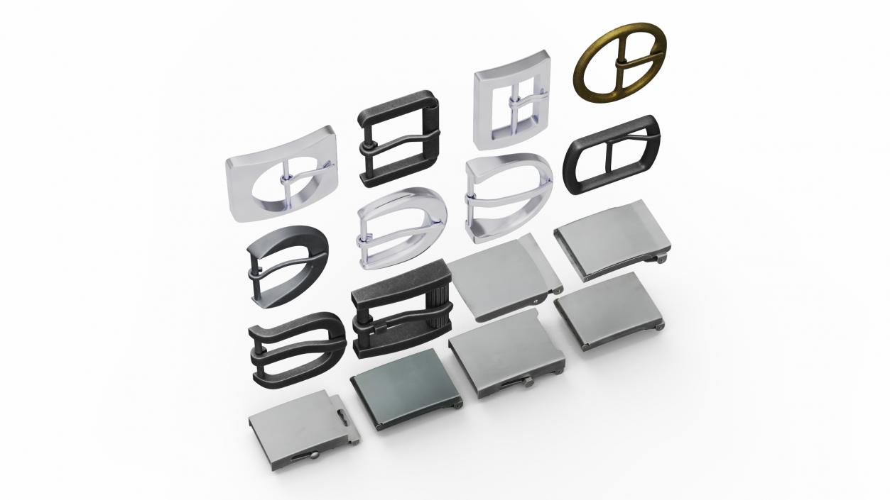 3D Belt Bucklers model