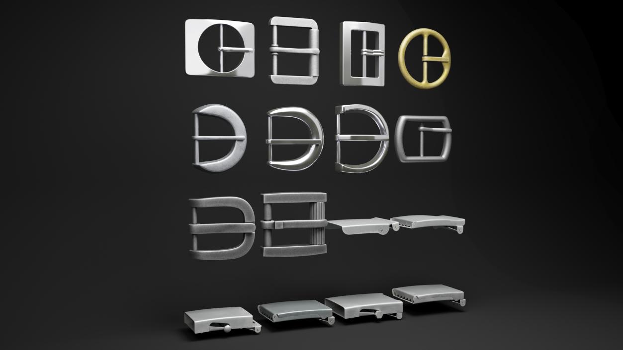 3D Belt Bucklers model