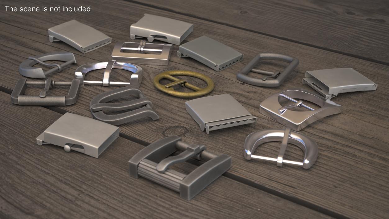 3D Belt Bucklers model