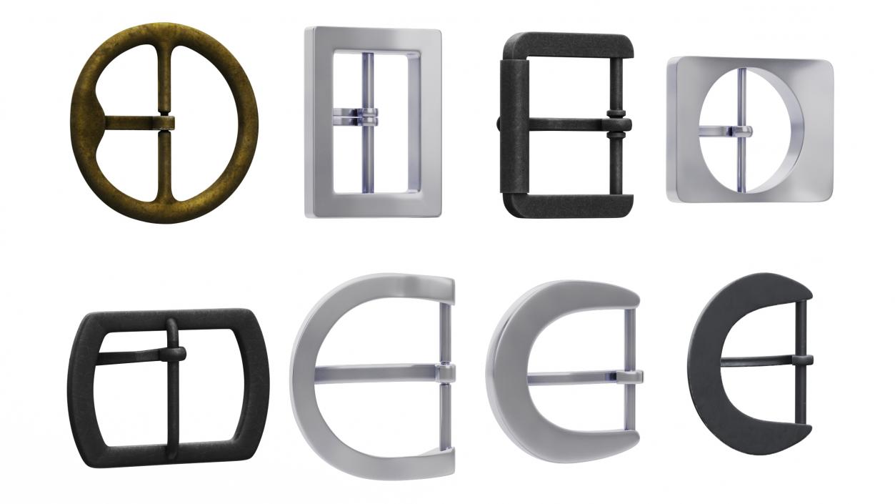 3D Belt Bucklers model