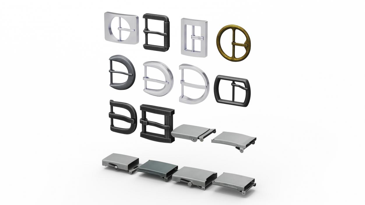 3D Belt Bucklers model