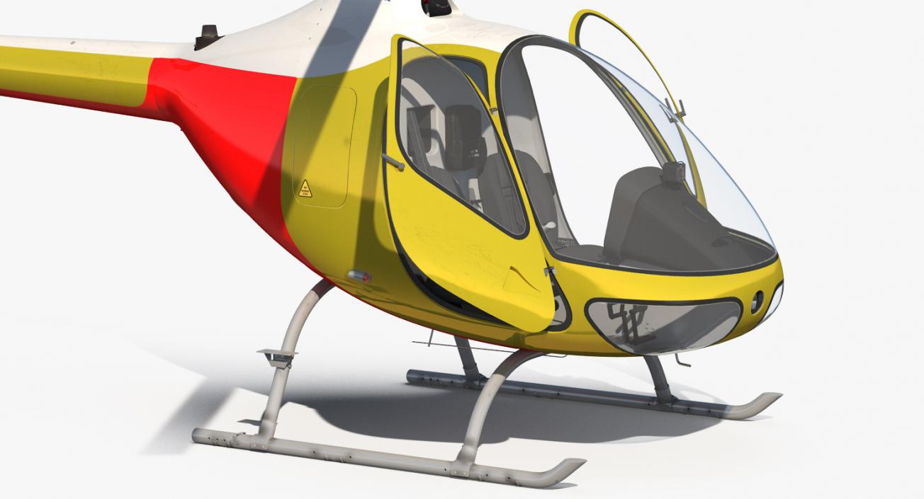 Light Helicopter Generic 3D model