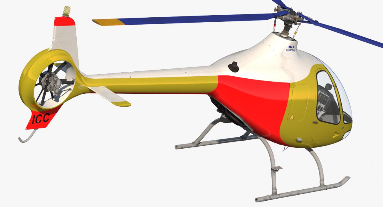 Light Helicopter Generic 3D model