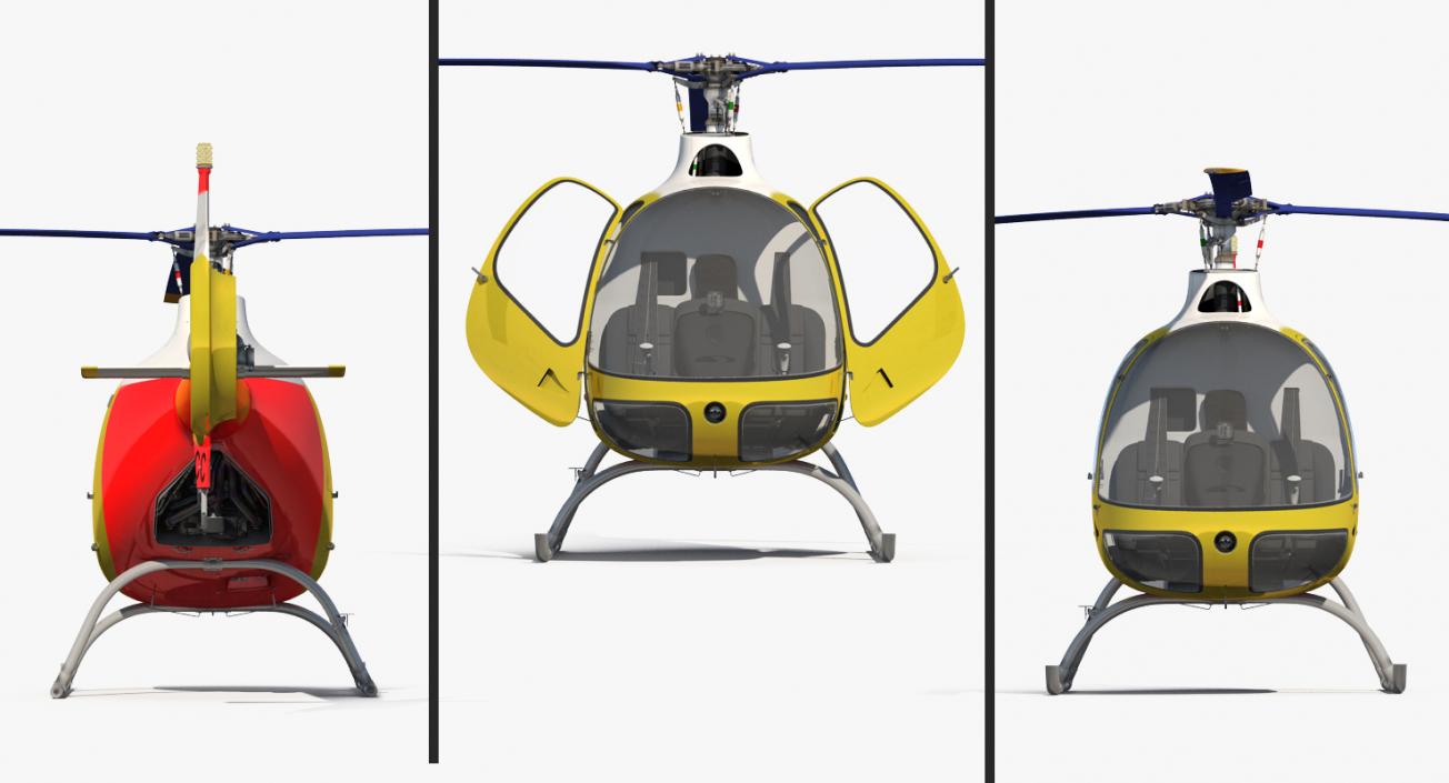 Light Helicopter Generic 3D model