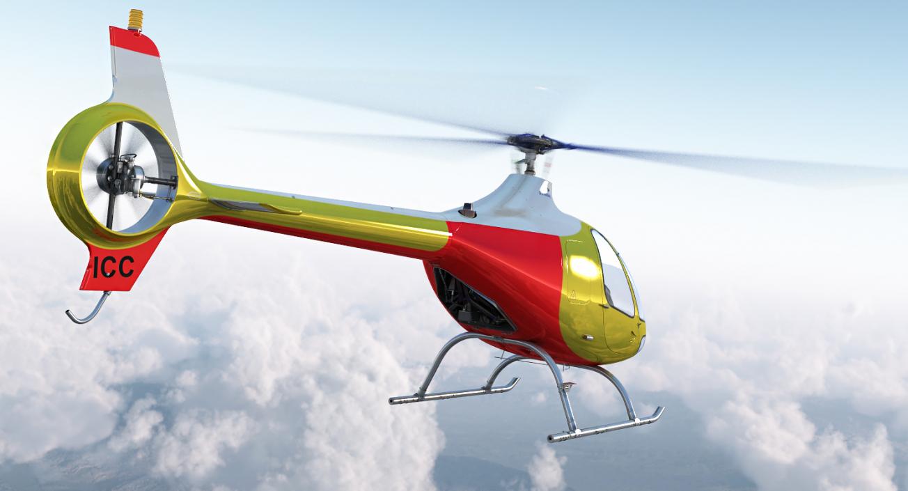 Light Helicopter Generic 3D model