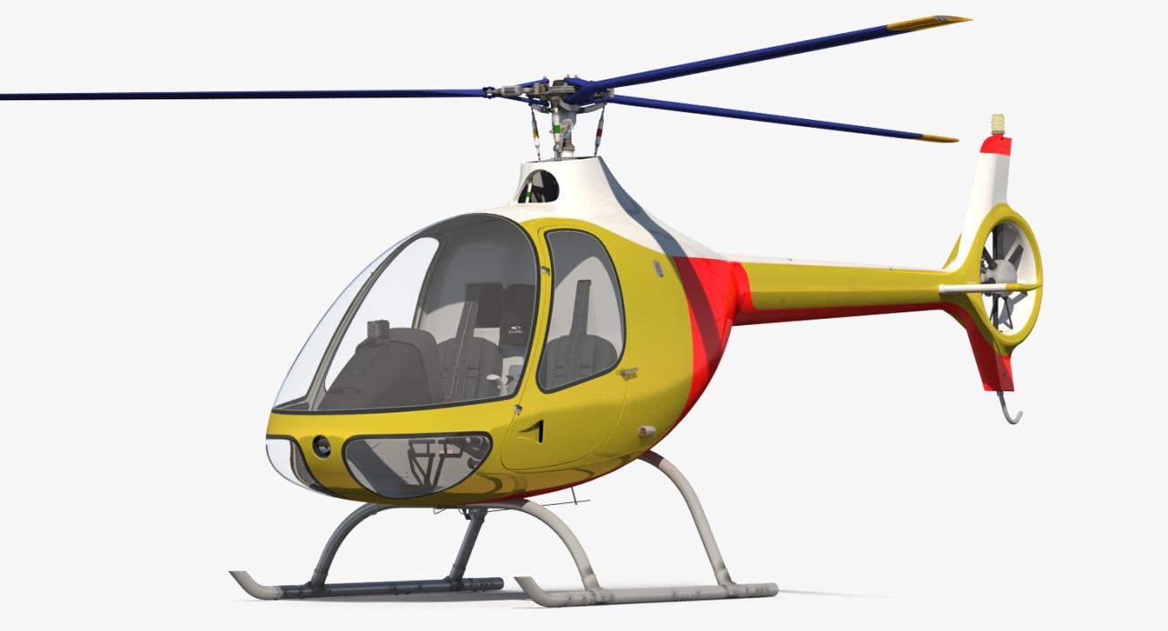 Light Helicopter Generic 3D model