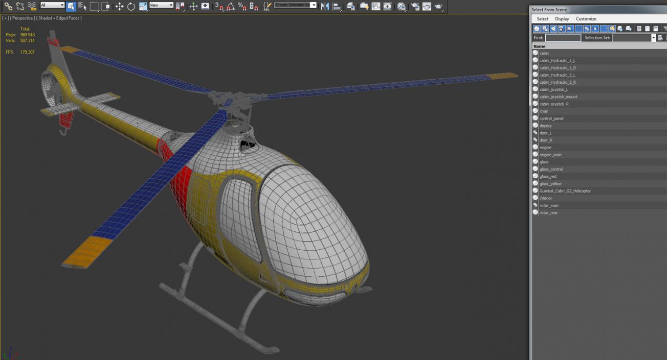 Light Helicopter Generic 3D model