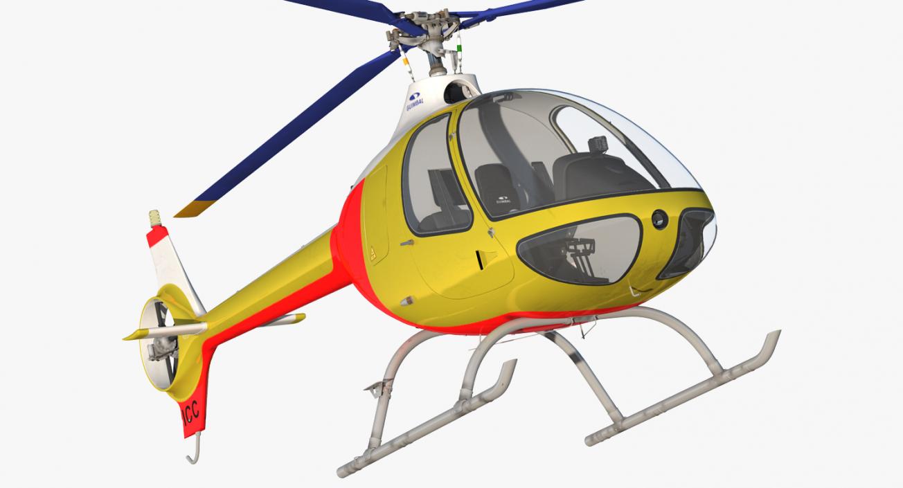 Light Helicopter Generic 3D model