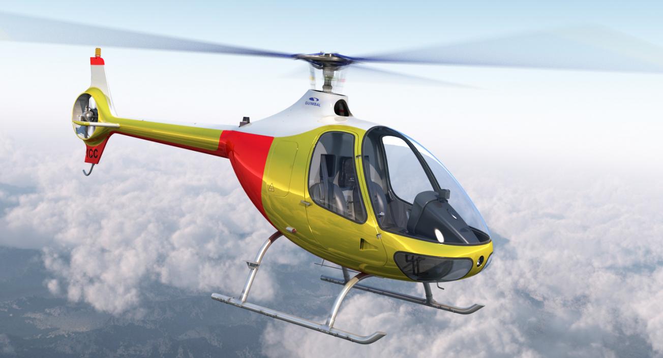 Light Helicopter Generic 3D model