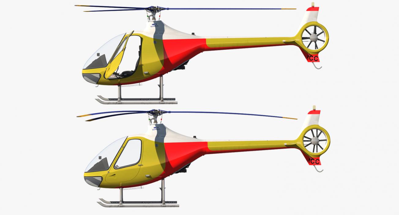 Light Helicopter Generic 3D model