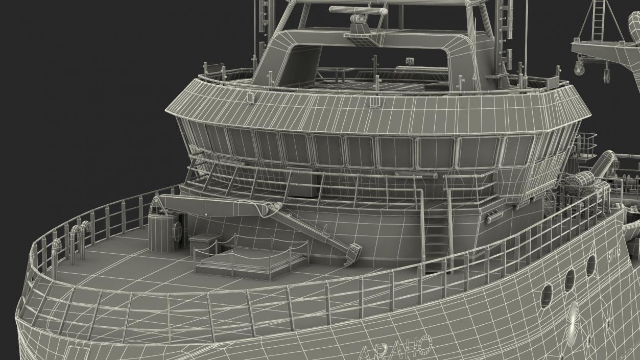 ARAHO Freezer Processor Factory Trawler 3D model