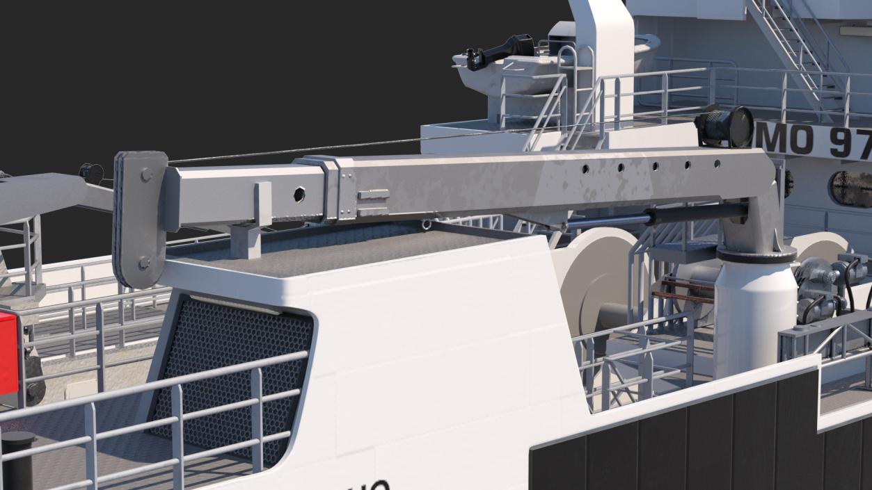 ARAHO Freezer Processor Factory Trawler 3D model