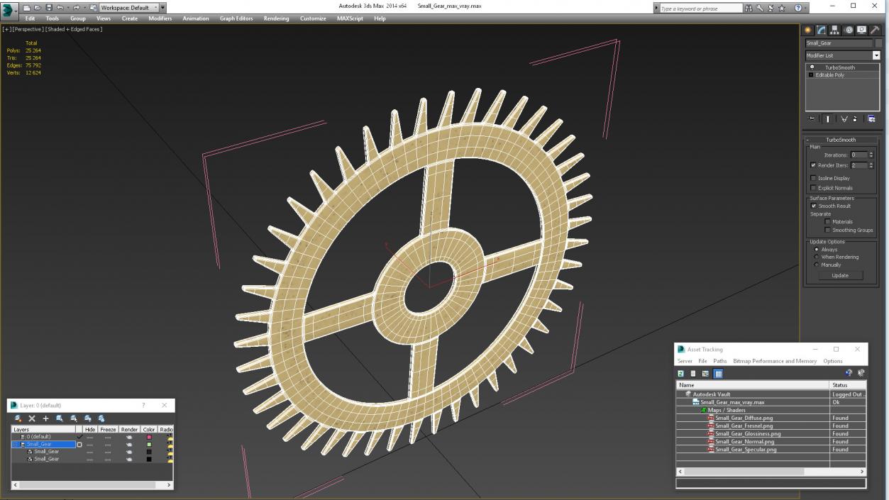 3D model Small Gear