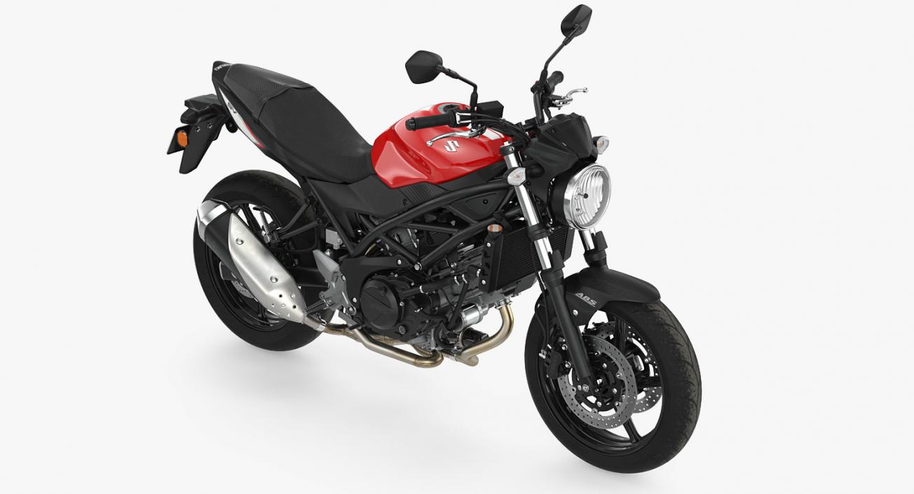 3D Sport Bike Suzuki SV650 2016 model