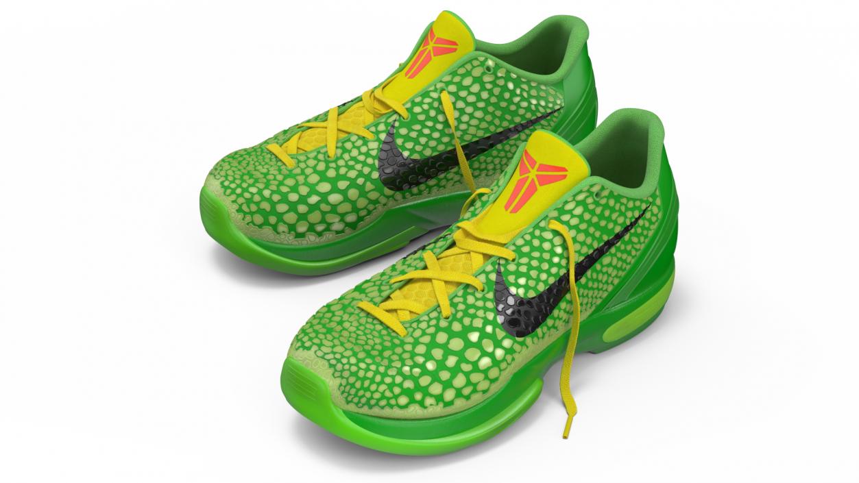 3D Nike Zoom Kobe 6 Basketball Shoes model