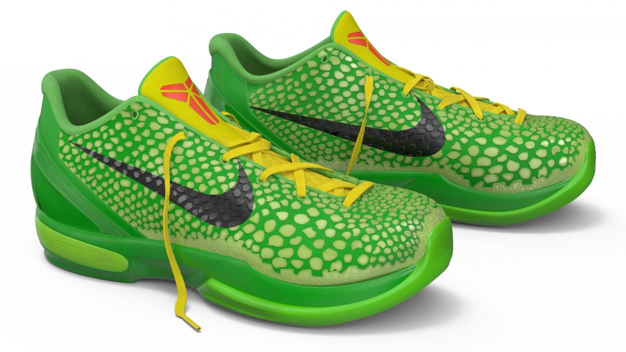 3D Nike Zoom Kobe 6 Basketball Shoes model