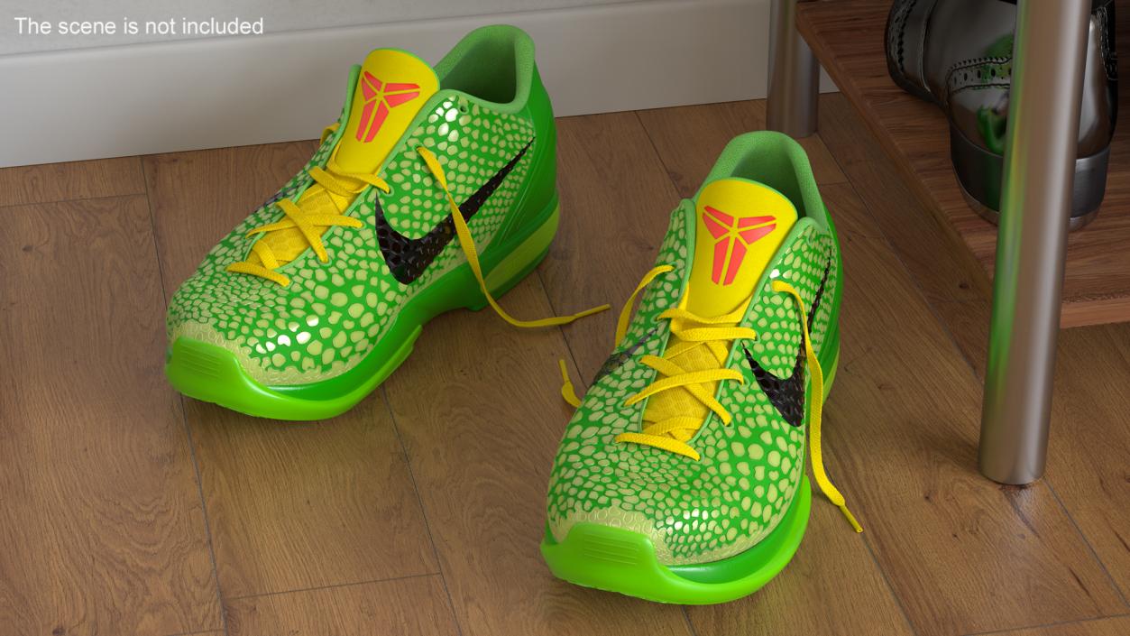 3D Nike Zoom Kobe 6 Basketball Shoes model