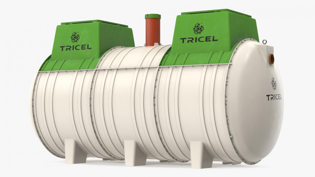 Tricel Novo Sewage Treatment Plant 3D model